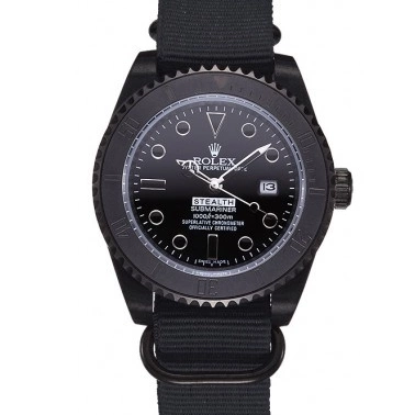 Aaa replica watch Stealth Rolex 621996 Submariner Black 0708